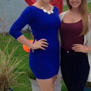 Royal Blue Bodycon Dress